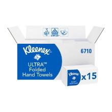 ESSUIE-MAINS KLEENEX ULTRA TM INTERFOLDED BLANC 3PLIS 31.5X21.5CM (15X96) photo du produit