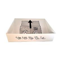 DISPENSER/TRAY VOOR SNACKBAG XL - KARTON WIT 295X232X65MM (1) artikelfoto