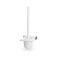 SET BROSSE WC AVEC SUPPORT MURALE IN-LINE BLANC (1) photo du produit