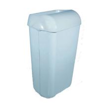 AFVALBAK BINGO 23L WIT MET OPEN DEKSEL EN MUURSUPPORT 25.5X36X57CM (1) artikelfoto