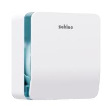 DISTRIBUTEUR ROULEAU PAPIER HYGINITY SATINO JUMBO S BLANC JT1 (1) photo du produit