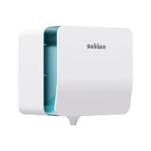 DISTRIBUTEUR ROUEAU D'ESSUYAGE MIDI CENTERFEED BLANC 26X24.5X26.3CM CF1+CF40 (1) photo du produit