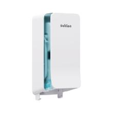 DISTRIBUTEUR ROULEAU PAPIER HYGINITY SATINO 2 ROUL.SYSTEME VERT. BLANC JT3 (1) photo du produit
