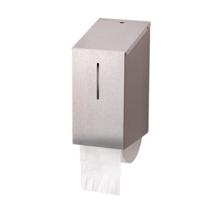 DISTRIBUTEUR PAPIER TOILETTE SANFER 2 ROULEAUX INOX 25.4X12.3X16.1CM ( photo du produit
