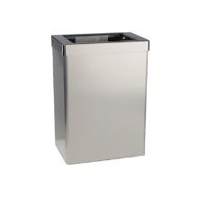 AFVALBAK 18L SANTRAL CLASSIC-OPEN DEKSEL RVS AFP  27.7X17.9X38.6CM (1) artikelfoto