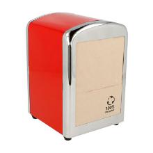 DISTRIBUTEUR MINI INOX ROUGE POUR MINI-SERVIETTE 17X17CM (1X12) photo du produit