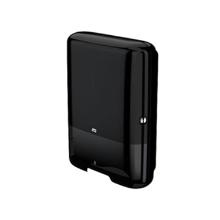 DISTRIBUTEUR ESSUIE-MAINS TORK SINGLEFOLD/C-FOLD ELEVATION LINE NOIR H3 (1) photo du produit