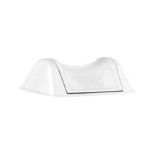 COUVERCLE BASCULANT BLANC 8X17X24CM POUR BAC DE POUBELLE BINGO 8L (1) photo du produit