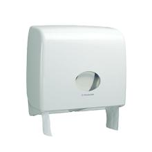 DISTRIBUTEUR PAPIER TOILETTE AQUARIUS MIDI JUMBO NON STOP BLANC (1) photo du produit