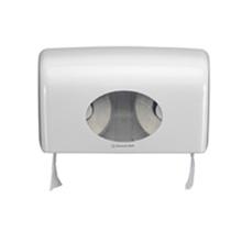 DISTRIBUTEUR PAPIER TOILETTE AQUARIUS BLANC 18X29.8X12.8CM POUR 2 PETITS RLX (1) photo du produit