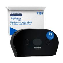 DISTRIBUTEUR PAP.TOILETTE SCOTT CONTROL MINI TWIN CF NOIR 46.4X13.3X27.4CM (1) photo du produit