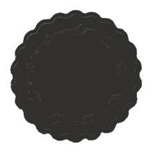 SOUS-VERRE DUNI PAP. NOIR D.90MM 8PLIS (8X250) photo du produit