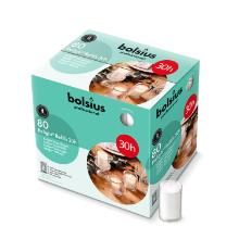 % BOUGIE RELIGHT RECHARGE BOLSIUS 30 HEURES TRANSPARENT D.52 H.64MM (1X80) photo du produit