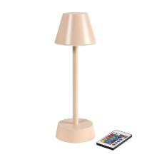 ZELDA LAMPE LED ROSE PASTEL SANS FILE + REMOTE CONTROL - D.109 H.320MM (6X1) photo du produit