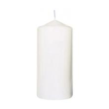 BOUGIE - CYLINDRE - 20 HEURES - BLANC - D.50MM X H.100MM (6X10) photo du produit