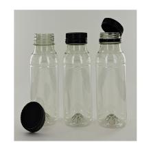 BOUTEILLE A CREME/JUS RPET H.165MM + BOUCHON HDPE NOIR – 330ML (1X175) photo du produit