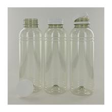 BOUTEILLE A CREME/JUS RPET H.194MM + BOUCHON HDPE BLANC – 500ML (1X125) photo du produit