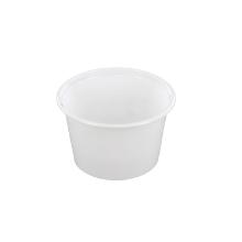 POT ROND DELIPACK PP BLANC D.70.3 H.60MM - 125ML (10X100) photo du produit