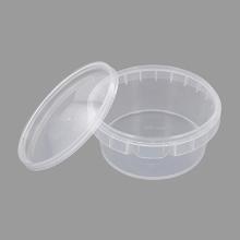 POT + COUVERCLE PP TRSP. INVIOLABLE D.95 H.41MM - 180ML (1X500) photo du produit