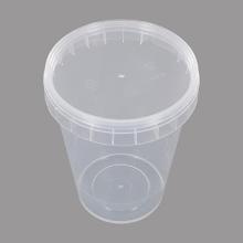POT + COUVERCLE PP TRSP. INVIOLABLE D.95 H.117MM - 520ML (1X430) photo du produit