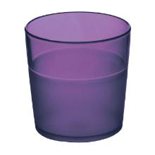 VERRE JUNIOR FROST PC MAUVE D.70 H.70MM - 170/225ML (1X50) photo du produit