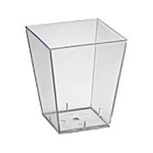 AMUSE-BOUCHE SQUARE LARGE PS TRSP. 150ML 57X57X67MM (6X38) photo du produit