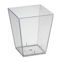 AMUSE-BOUCHE SQUARE LARGE PS TRSP. 200ML 68X68X70MM (15X45) photo du produit
