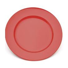 ASSIETTE HARFIELD RONDE PLATE POLYCARBONATE ROUGE D.240MM (1X10) photo du produit