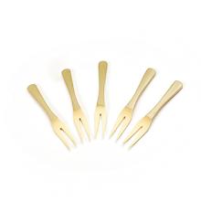 AMUSE-BOUCHE FOURCHETTE BAMBOU MINI 90MM (12X30) photo du produit