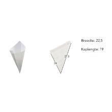 CORNET FRITES PAPIER NR25 190X190/225X275MM (1X1000) photo du produit