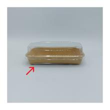 CAKE/SUSHI TRAY NR1 CARTON/PE BRUN 160X91X24MM 260ML (16X50) photo du produit