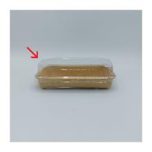 COUVERCLE PET TRSP 160X91X32MM > CAKE/SUSHI TRAY NR1 CARTON/PE 732040 (16X50) photo du produit