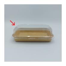 COUVERCLE PET TRSP 165X115X32MM > CAKE/SUSHI TRAY NR3 CARTON/PE 732041 (12X50) photo du produit