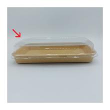 COUVERCLE PET TRSP 221X138X32MM > CAKE/SUSHI TRAY NR7 CARTON/PE 732043 (8X50) photo du produit