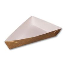 RAVIER CARTON TRIANGULAIRE BRUN/BLANC 160X115X36MM (7X130) photo du produit