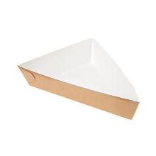 BAKJE KARTON DRIEHOEKIG BRUIN/WIT 160X115X36MM (TOP 190X145MM) (9X100) artikelfoto