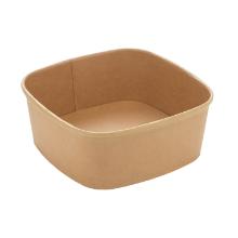 BOL A SALADE CARRE CARTON/PE BRUN 170X170X65MM - 1000/1200ML (6X50) photo du produit