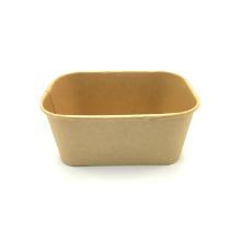 RAVIER CONTENEUR RECTANGULAIRE CARTON/PE BRUN 173X121X75MM 1000ML (6X50) photo du produit