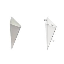 CORNET FRITES CARTON T1 130X160/225MM (1X1000) photo du produit