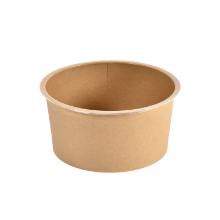 SALADBOWL RONDA WIDE FLAT SEALABLE KARTON/PE BRUIN D.150 H.75MM - 900ML (300) artikelfoto