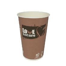 GOBELET CARTON LOVE NATURE PAPIER/PLA D.90 H.100MM - 300/380ML (20X75) photo du produit