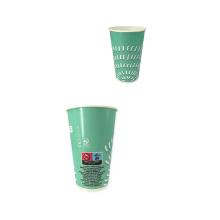 GOBELET CARTON/PE DP16 SUNRISE TURQUOISE D.89.7 H.135MM - 400/550ML (20X50) photo du produit
