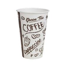 BEKER KARTON/PE GRAFFITI WIT/ZWART D.80.2 H.120MM - 12OZ 340/360ML (20X40) artikelfoto