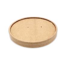 COUVERCLE CARTON2L/PE BRUN D.115MM >BOWL SOUP TO GO 733483 (10X50) photo du produit