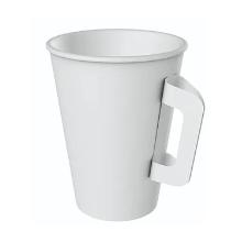 GOBELET CARTON AVEC ANSE BLANC D.73 H.79MM – 175/200ML (25X80) photo du produit