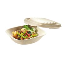 BOWL CANNE A SUCRE CARRE BEIGE 170X170X40MM - 500ML (4X125) photo du produit