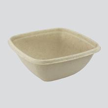 BOWL CANNE A SUCRE NATUREL CARRE 130X130X50MM - 375ML (10X50) photo du produit