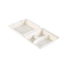 MEALBOX CANNE A SUCRE BLANC 3 COMP 236X231X81MM 350/120/120ML (2X50) photo du produit