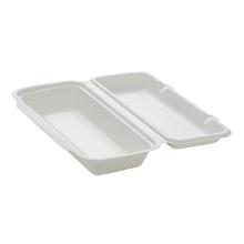 MEALBOX PANINI CANNE A SUCRE BLANC 290X135X60MM (OUVERT 290X270X30MM) (4X50) photo du produit