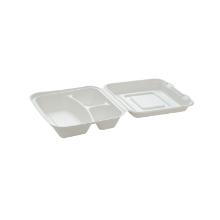 MEALBOX CANNE A SUCRE BLANC 3 COMP 240X240X80MM 500/100/100ML (4X50) photo du produit
